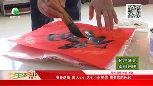 書(shū)春送福 暖人心：這個(gè)小小夢(mèng)想 需要您的托起