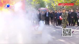 幸?；鶚I(yè)物業(yè)與消防大隊聯(lián)合舉辦2018年大型消防演習(xí)
