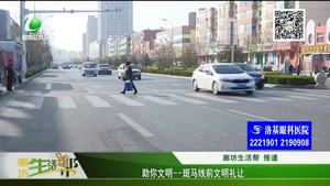 助你文明——斑馬線(xiàn)前文明禮讓