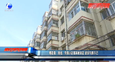 零距離·熱線：常青小區(qū)槐樹(shù)被剝皮 居民氣憤不已