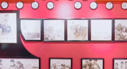 “紅色征程”烙畫(huà)展