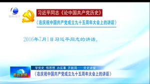 《在慶祝中國(guó)共產(chǎn)黨成立九十五周年大會(huì)上的講話》